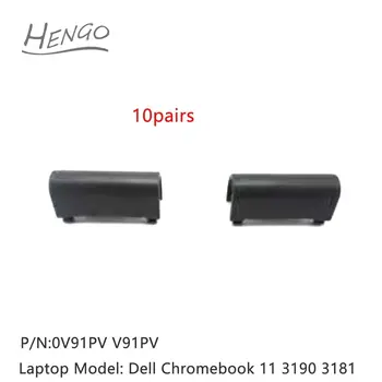 0V91PV V91PV Siyah 10 çift İçin Orijinal Yeni DELL Chromebook 11 3190 3181 L & R Lcd Menteşe kapağı Eksen Kapağı