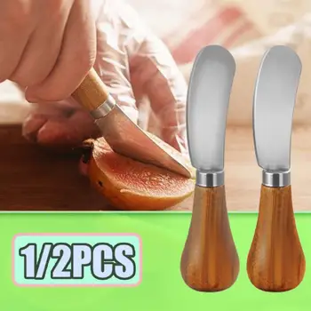 1/2 Adet tereyağı bıçağı Ekmek Tost Bıçağı Peynir Reçeli Fıstık Ezmesi Kazıyıcı Mini Dikey Tereyağı Sosu Zarif Bıçak mutfak gereçleri