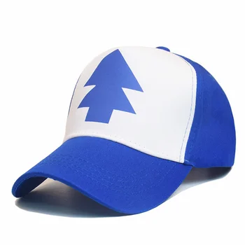 1 Adet beyzbol şapkası Moda Yaz Spor Serin Örgü Net Şapka Serin Çam Yerçekimi Beyzbol Aynı Ebeveyn-çocuk Dupu Mavi Falls Kap 2023