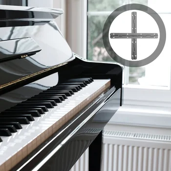 10 Adet Piyano Menteşe Dolap Menteşeleri Küçük El Sanatları Çekmece Sürekli Masa Demir Siyah 6 İnç