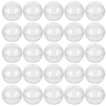 100 adet Pençe Makineleri Şeffaf Topları Çok fonksiyonlu Plastik Top Büküm Oyuncak Topları