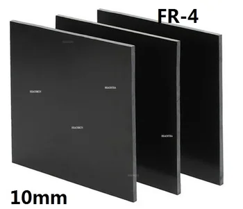 10mm kalınlığında siyah FR4 fiberglas levha cam elyaf levha GFRP GF kurulu siyah epoksi levha FR - 4 Yalıtım ve anti-statik levha