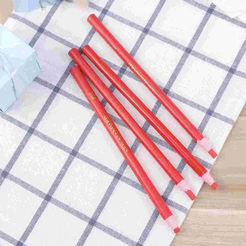 12 ADET Peel-Off Çin İşaretleyiciler Gres Kalem Seti Balmumu Kalemler Çizim Işaretleme Mum Boya Ahşap Giysiler için Metal Kağıt Kumaşlar, kırmızı