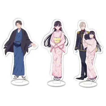 15CM Japonya Anime Benim Mutlu Evlilik Figürleri Saimori Miyo Kudō Kiyoka Akrilik Standları Model Plaka masa dekoru Hayranları Koleksiyonu Hediyeler