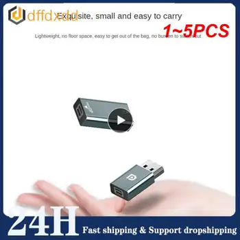 1~5 ADET Alüminyum 4K Displayport Mini DP HDMI uyumlu Adaptör 4K @60Hz 1080P Dişi Erkek PC laptop İçin projektör