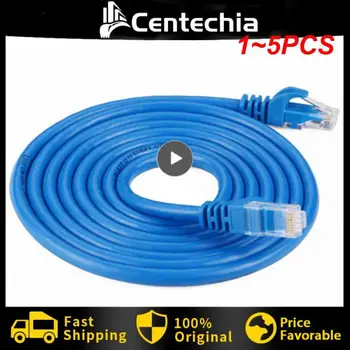 1~5 ADET Mavi Ethernet İnternet LAN CAT5e ağ kablosu, bilgisayar yönlendirici, bilgisayar, 1 m / 5 m / 10 m / 15 m / 30 m / 50 m / 100 m