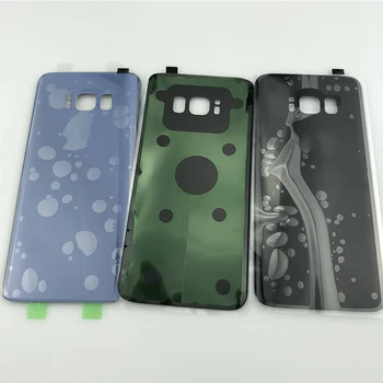 2 adet Yüksek kalite arka kapak Konut case Telefon Galaxy S8 artı G955 hasarlı arka pil bölmesi kapağı değiştirme onarım