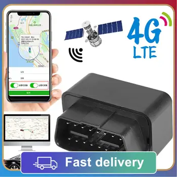 2G 4G Mini OBD GPS Tracker 12 V-24 V Araba Anti-Hırsızlık Alarmı Takip Cihazı SMS Çağrı Geofence Bulucu Ücretsiz APP ıOS Android için