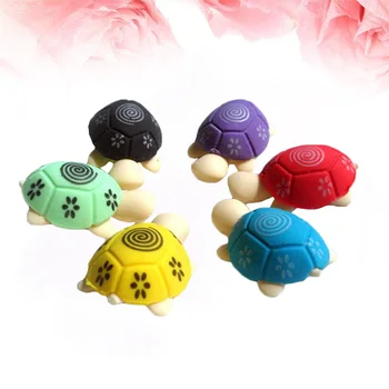 30 adet Renkli Kaplumbağa Şekli Silgi Karikatür Yaratıcı Hayvan Silgi Kırtasiye Öğrenci Sınıfı için (Rastgele Renk)