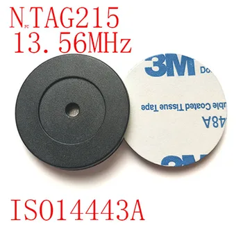 35mm NfcTAG215 anti metal devriye etiketi NFC 215 anti-metal elektronik Etiketler 13.56 MHz ISO14443A