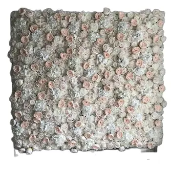 3D 40cm X 60cm Çiçek Duvar Paneli Roll Up Koşucu Yapay İpek Gül Şakayık Düğün Parti Malzemeleri Zemin Dekorasyon TONGFENG