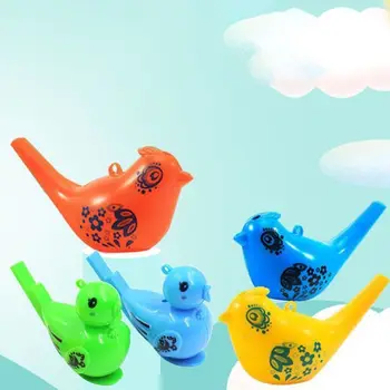 5 ADET Komik Su Kuş Düdük Enstrüman Çizim Eğitim Parti Islık Yenilik Sevimli müzikli oyuncak Erken Öğrenme