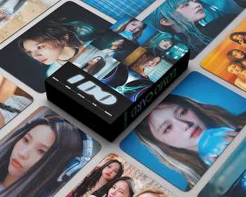 55 Adet/takım Kpop GIDLE YAPARIM Albümü Lomo Kartları HD Kız Grubu (G)I-DLE Kızlar I Yanık Fotoğraf Kartı Minnie Kartpostal Hayranları Resim Hediye