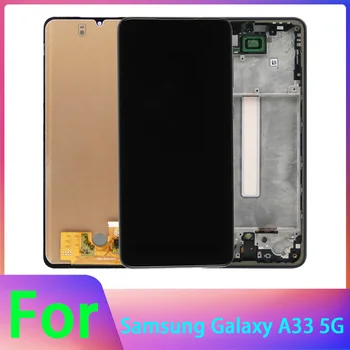 6.4 Yeni Yüksek Kaliteli TFT Samsung Galaxy A33 5G LCD SM-A336B Ekran dokunmatik ekranlı sayısallaştırıcı grup A33 5G Ekran
