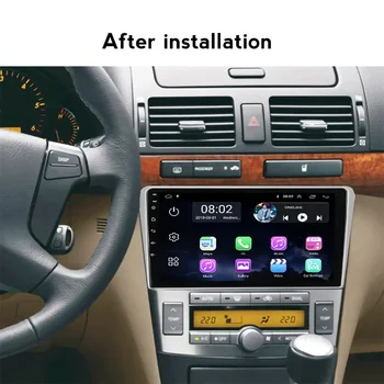 Android 11 Toyota Avensis İçin / T25 2002-2008 araç DVD oynatıcı GPS Navigasyon BT WIFI Google Play teyp 1080P Ayna Bağlantı