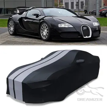 Araba kılıfı Kadife Streç Kumaş Kapakları Otomatik Kapak Toz Güneş Koruma Evrensel Yeni Özelleştirmek Bugatti Veyron