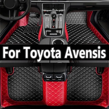 Araba Paspaslar Toyota Avensis İçin T250 2003~2009 Lüks Deri Mat Dayanıklı Su Geçirmez Halı Oto Kilim Seti Araba Aksesuarları 2004