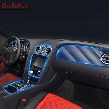 Bentley Continental GT için 2012-2017Car iç aksesuarları filmi şeffaf TPU konsolu Anti-scratch dayanıklı film Radyo ekran