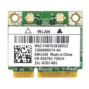 broadcom BCM943228 DW1540 2.4 G/5G Çift Frekanslı MİNİ PCIE 300Mbps 802.11 A/B/G / N Dahili Kablosuz Ağ Kartı