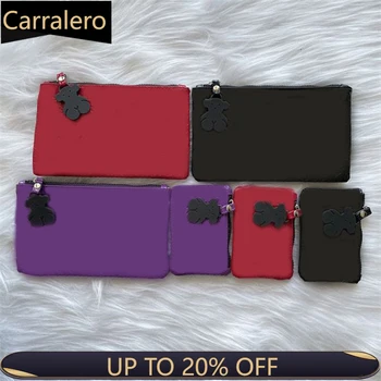 Carralero Ayı Orijinal PU kadın Kraliyet Lüks kart çantası ile Orijinal Logo Metin Lüks Çanta