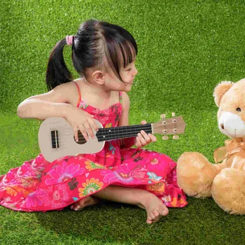 DIY Ukulele Soprano Ukulele Ukulele Acemi Paketi Ahşap Küçük havai gitarı Ukulele Çocuklar Öğrenciler için Yeni Başlayanlar