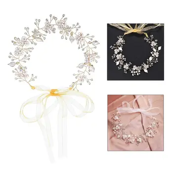 Düğün suni elmas Çiçek saç bandı Moda Parti Saç Çember saç aksesuarları Prenses Hairband doğum günü hediyesi Kızlar için Dropship
