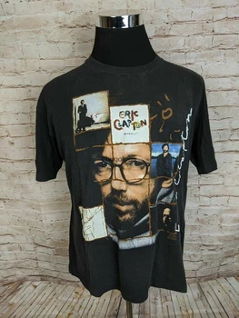 Eric Clapton Rock Grubu erkek T Shirt Arkasında Güneş Dünya T0ur 1994 Komik hediye