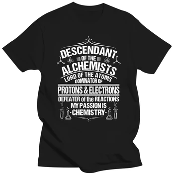 Erkekler tshirt Kimya komik tişört Simyacı Bilim Kimyager Mizah sıcak baskılı tişört tees en
