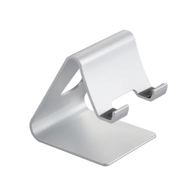 Evrensel Masaüstü Destek Tutucu Tablet Telefon Standı Metal Alüminyum Alaşım Tabletler ve Diğerleri için Standı (Gümüş)
