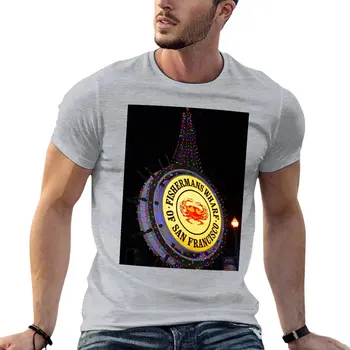 Fishermans İskele İşareti T-Shirt yaz üstleri özel t shirt erkek t shirt grafik