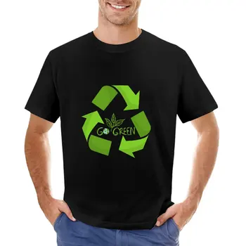 Gitmek için Yeşil Tasarım Dünya Günü T-Shirt yaz giysileri Kısa kollu tee t gömlek erkekler