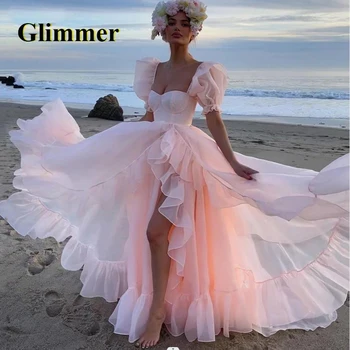 Glimmer Sevgiliye Tül Fermuar Akşam Elbise Örgün Balo Abiye Sipariş Üzerine Yapılan Ünlü Vestidos Fiesta Gala Elbiseler De Soiree