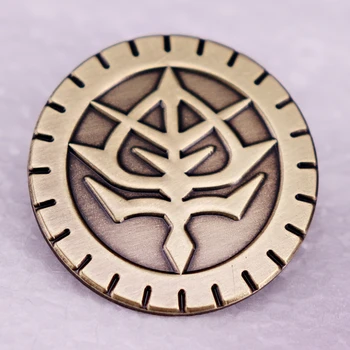 Gundam anime Prensliği Zeon emaye pin metal rozeti broş Madalya Hediye askeri moral takı