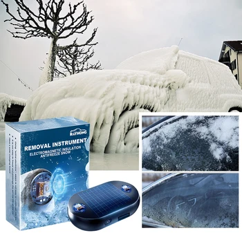 Güneş / USB Antifriz Kar Temizleme Aleti 5-12V Araba pencere camı anti-buz Kar Temizleyici Moleküler Girişim Kar Temizleyici