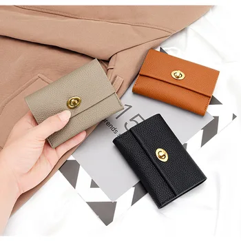 Hakiki Deri Bayan cüzdanlar ve çantalar 2023 Yeni Moda Küçük Kadın Para Çantaları Çok fonksiyonlu Kart Para kart tutucu Çanta