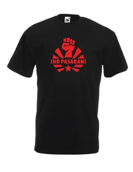 Hiçbir Pasaran Anti Faşist Che Devrimi Rusya Sscb Komünist 2019 Yeni Tasarım Yaz Kısa Kollu Erkek Hip Hop T Shirt Serin Üstleri