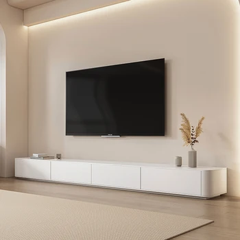 İskandinav TV Dolabı ve çay masası Kombinasyonu Basit Modern Oturma Odası Ev zemin dolabı