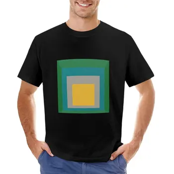 Josef Albers, Saygı Kare: Hayalet T-Shirt eşofman grafik t shirt kedi gömlek erkek grafik t-shirt hip hop
