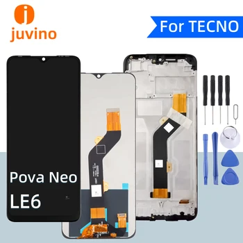 Juvino Tecno Pova Neo LCD LE6 Orijinal Ekran ve Dokunmatik Ekran Sensörü Sayısallaştırıcı Meclisi Onarım Araçları ile
