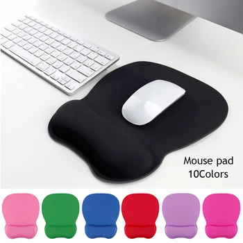 Kauçuk Bilek İstirahat Mouse Pad Rahat Bilek Desteği Kaymaz Fare Mat Yumuşak Mousepad PC Dizüstü Bilgisayar İçin Özelleştirilebilir