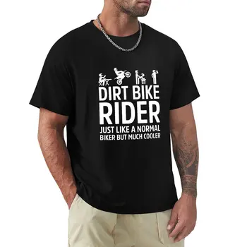 Kir Bisiklet Binici Gibi Normal Bir Biker Çok Daha Serin T-Shirt özelleştirilmiş t shirt t-shirt adam büyük boy t shirt erkek t shirt