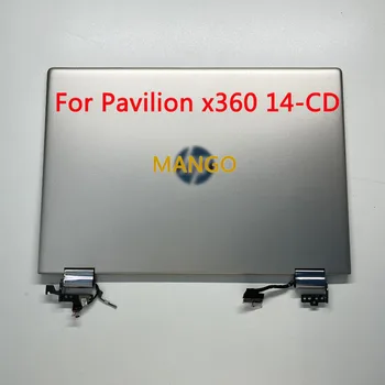 L20552-001 HP PAVİLİON REFURB X360 14T-CD000 14T-CD100 14-CD 14M-CD0003DX YÜKSEK ÇÖZÜNÜRLÜKLÜ LCD LED EKRAN DOKUNMATİK EKRAN Tüm menteşe-up