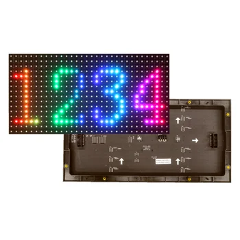 LED Ekran Modülü Ücretsiz Kargo Kapalı P10 SMD RGB Tam Renkli 320x160mm 32x16 Nokta LED Matris Paneli