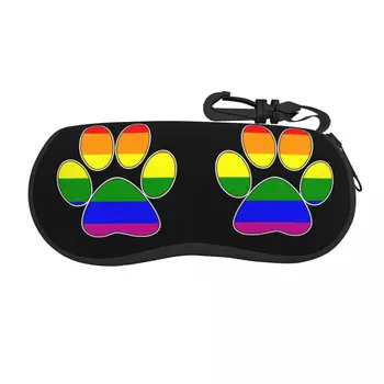 LGBT Gurur Eşcinsel Pençe Güneş Gözlüğü Yumuşak Kılıf Neopren Fermuar Kabuk Gözlük Durumda Özel Koruyucu Kutusu Gözlük