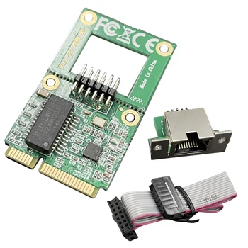 Mini PCI-E Ağ Kartı 10/100/1000M Mini PCIe Ağ Adaptörü RJ45 Bağlantı Noktası Mini PCI Express Gigabit Ethernet Kartı PC için