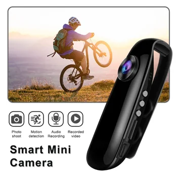 Mini vücut kamerası 1080P Vücut Monte Video Kamera Küçük Kişisel Giyilebilir çocuk motosikleti Kamera Bisiklet için Ev Ofis Güvenlik