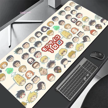 Mob Psiko 100 Büyük Boy Mouse Pad Doğal Kauçuk Mousepads Anime Oyun Mousepad sümen Kilitleme Kenar Bilgisayar Fare Mat