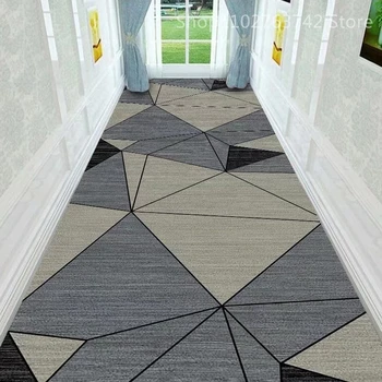 Modern Basit Giriş Koridor / Koridor Halı İskandinav Geometrik Ev Otel Uzun Koridor Kilim Oturma Odası Halı Başucu Merdiven Ma