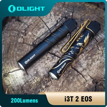 Olight led El feneri ı3T 2 EOS Küçük EDC El feneri AAA Pil İle 200 Lümen