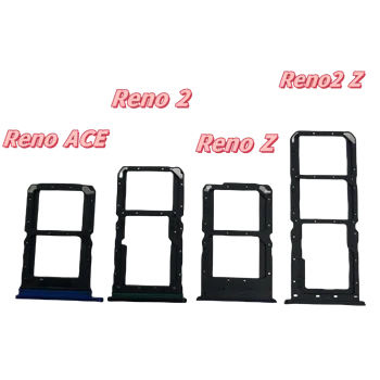 OPPO için Reno ACE Z Reno2 SIM Kart Tepsi Yuvası Tutucu adaptör soketi Onarım Parçaları